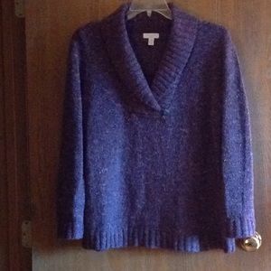 CHARTER CLUB WOMAN PLUS SIZE 1X TWEED SWEATER.